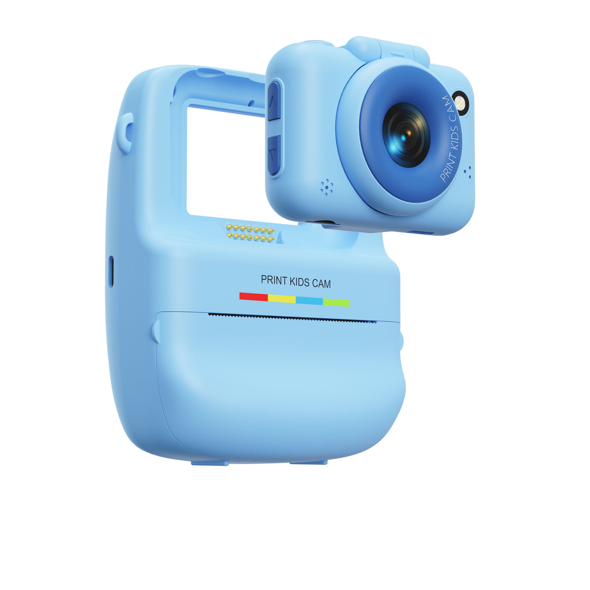 Detachable and portable Kids Print Mini Digital Camera - 10X Zoom, 1.8" LCD, Built-in Chargeable Li-ion Battery, SD Slot, Portable Retro Vlog Camera with SD Card & Charging Cable, Ideal for Travel, Kids Gifts