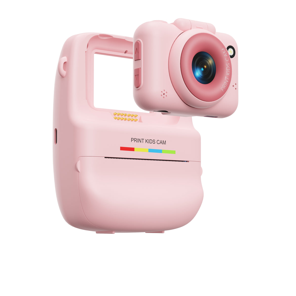 Detachable and portable Kids Print Mini Digital Camera - 10X Zoom, 1.8" LCD, Built-in Chargeable Li-ion Battery, SD Slot, Portable Retro Vlog Camera with SD Card & Charging Cable, Ideal for Travel, Kids Gifts
