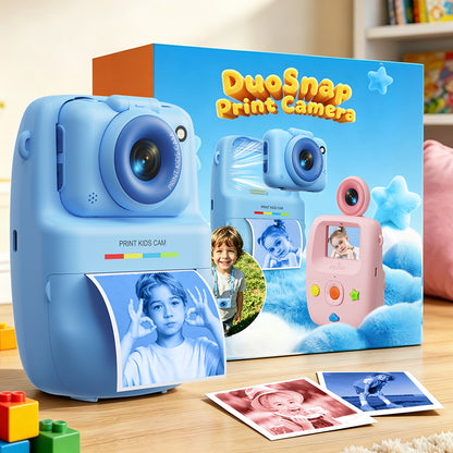 Detachable and portable Kids Print Mini Digital Camera - 10X Zoom, 1.8" LCD, Built-in Chargeable Li-ion Battery, SD Slot, Portable Retro Vlog Camera with SD Card & Charging Cable, Ideal for Travel, Kids Gifts