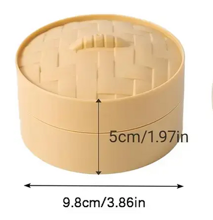 New Style with Beads Inside Dumpling  Squishies Toys - Cute Steamer BoxPackaging, Bao Bun Squishy, Fidget Toy, StressRelief Gadget, Sensory Ball, Daily Mini MentalHealth Gifts for Kids Teens