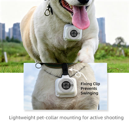 5K Wearable Thumb Pocket Action Camera - Digital Handheld Vintage Compact Digicam, 75MP 18X Zoom 180°Flip Screen, Magnetic POV Body Cam with Waterproof Case, Batteries, Charging Clip & 128G SD Card for Students